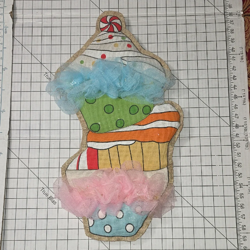 Hobby Lobby Colorful Cupcake Wall Decoration